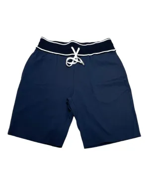 VASSI Luxury Jersey Shorts - Navy