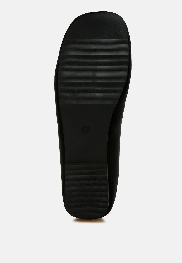 Velvet Flat Loafers by RUW