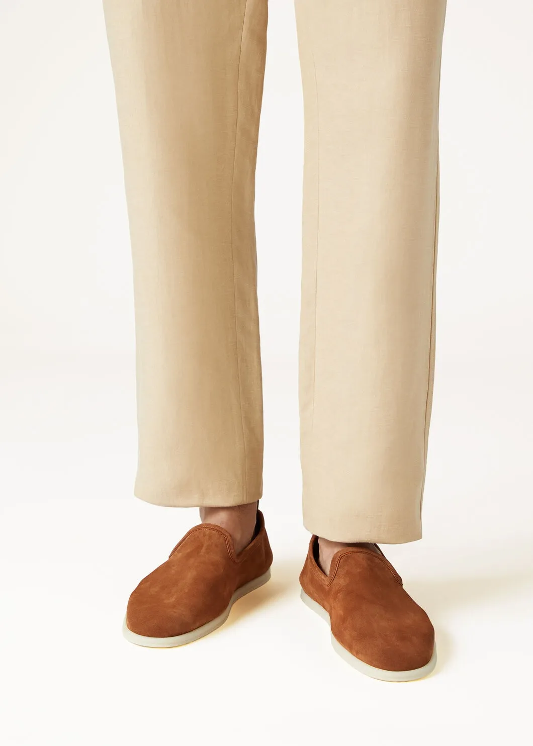 Venice Walk in Brown Calf Suede for Men