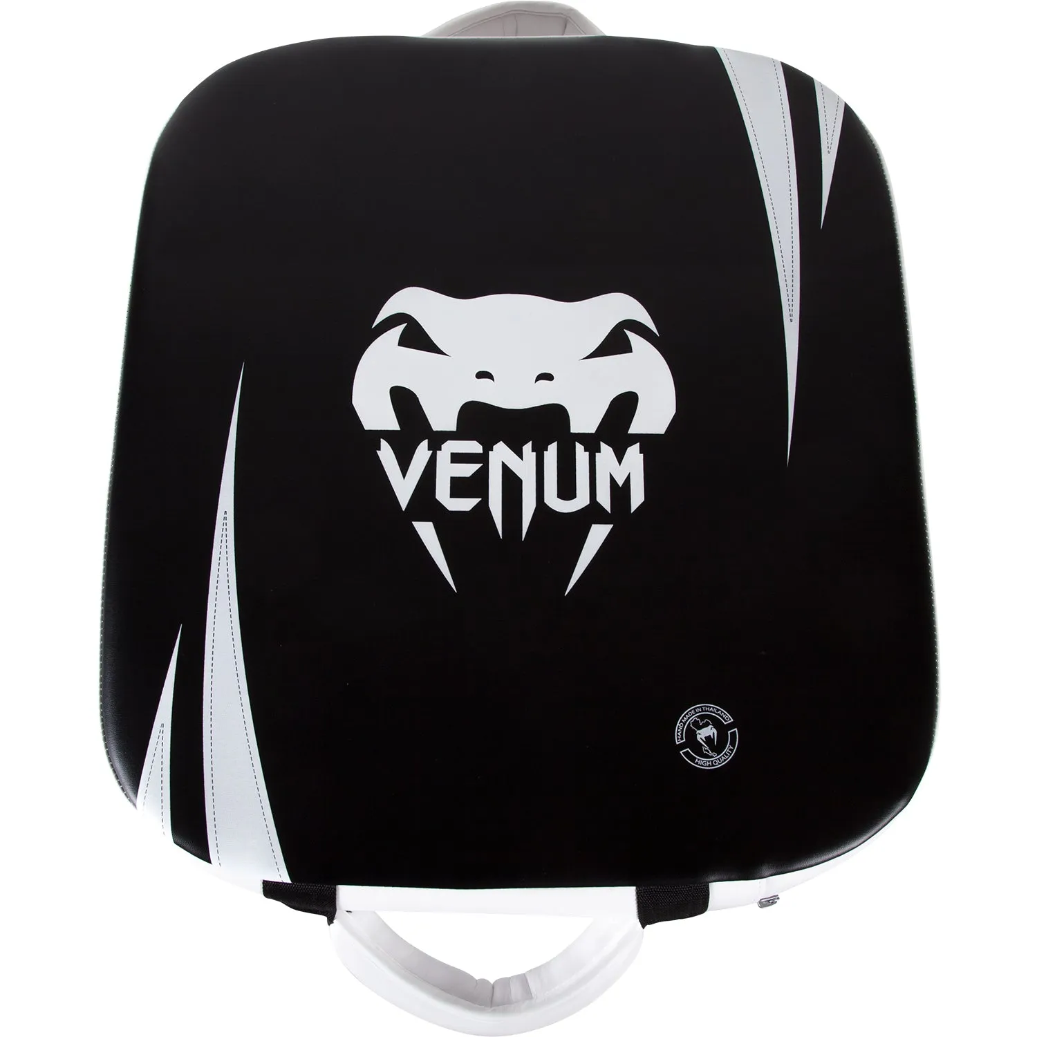 Venum Absolute Square Kick Shield - Skintex Leather - Black/Ice