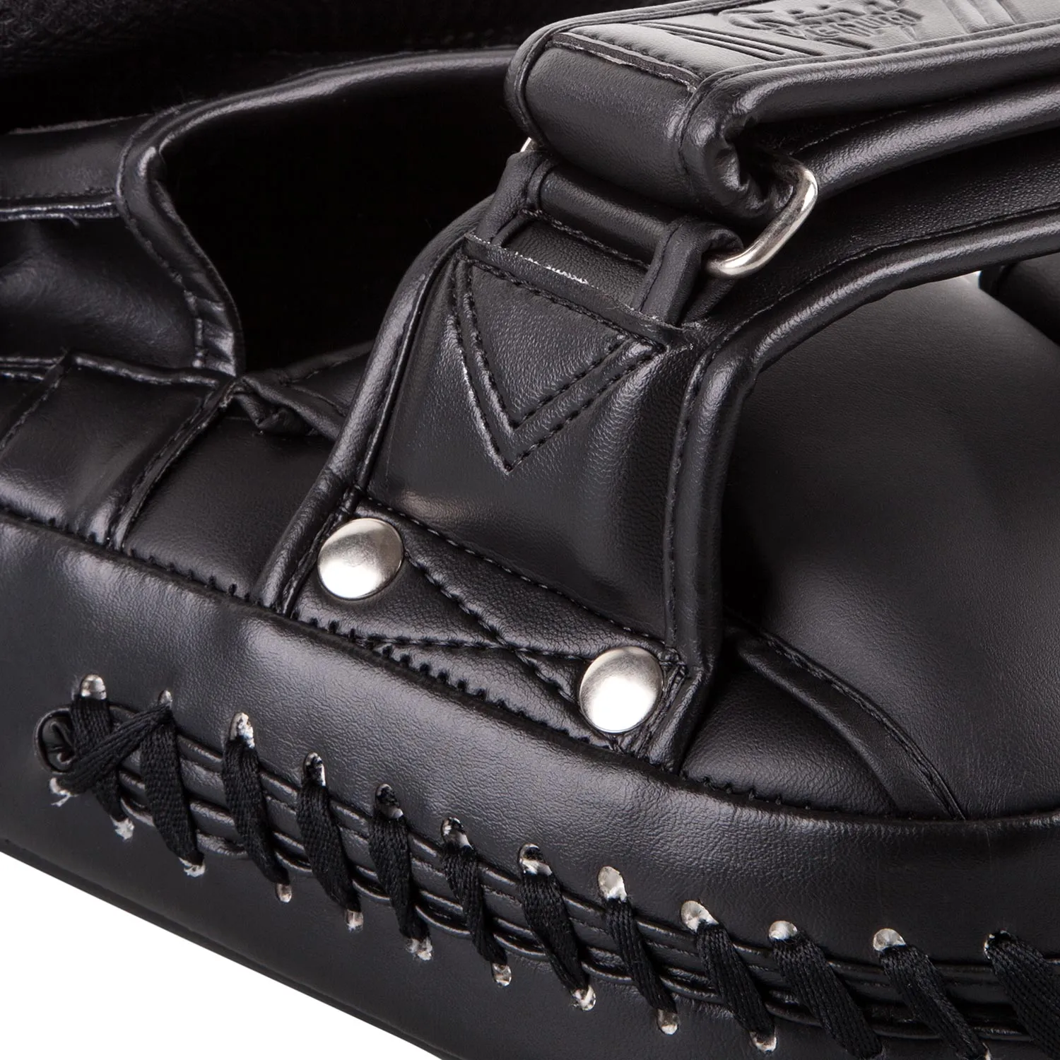 Venum Elite Big Handpratzen - Schwarz/Schwarz (Paar)