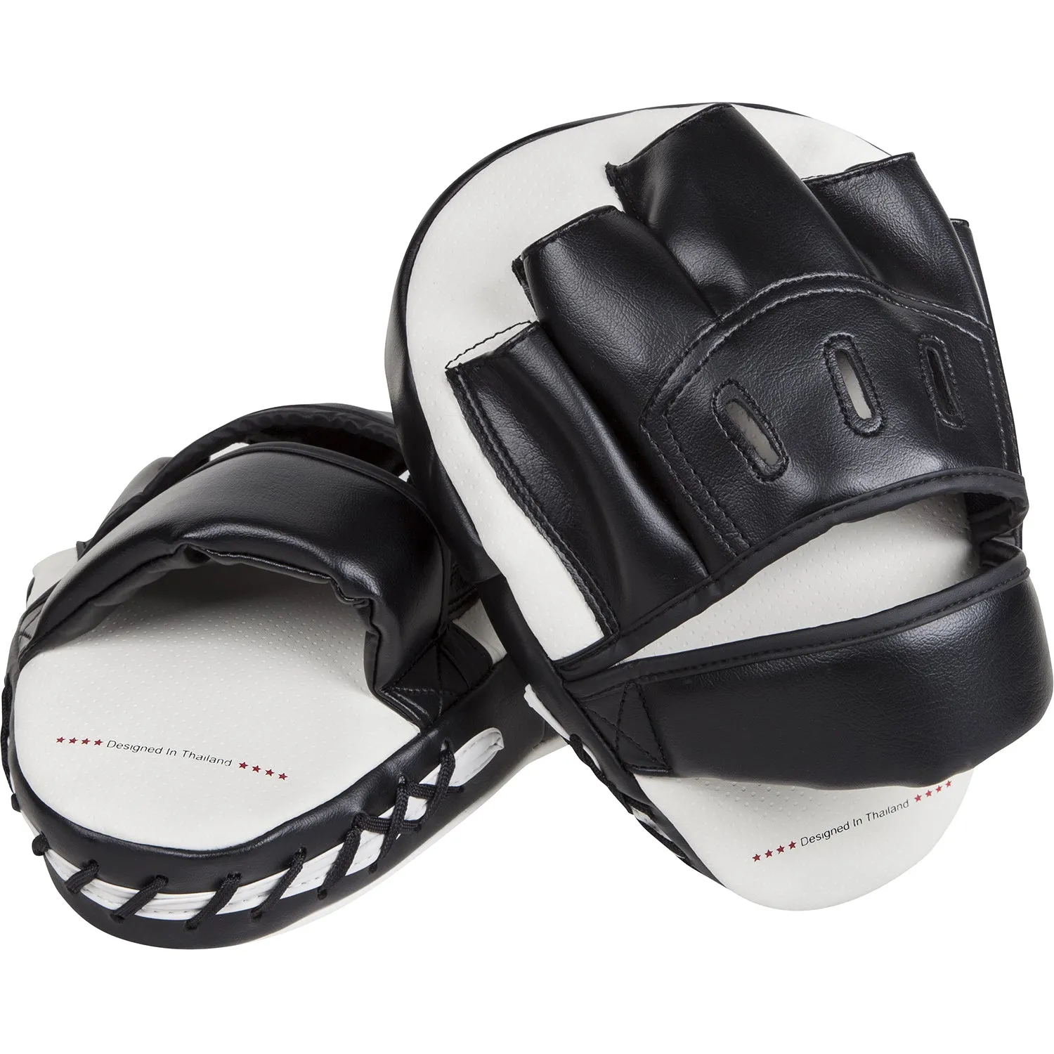 Venum Light Focus Mitts - White/Black (Pair)