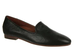 VIONIC WILLA BLACK CRINKLE NAPPA LEATHER