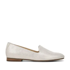 Vionic Women's Willa Slip On Flat III in Silver Metallic