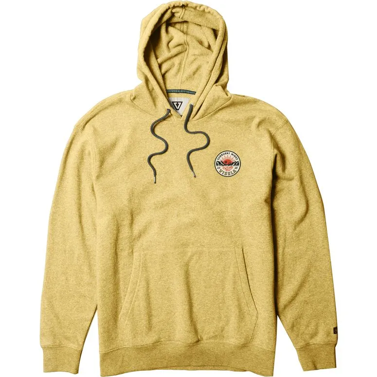 Vissla Coastal Eco PO Hoodie-Gold Coral Heather