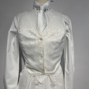 White Paisley Vest