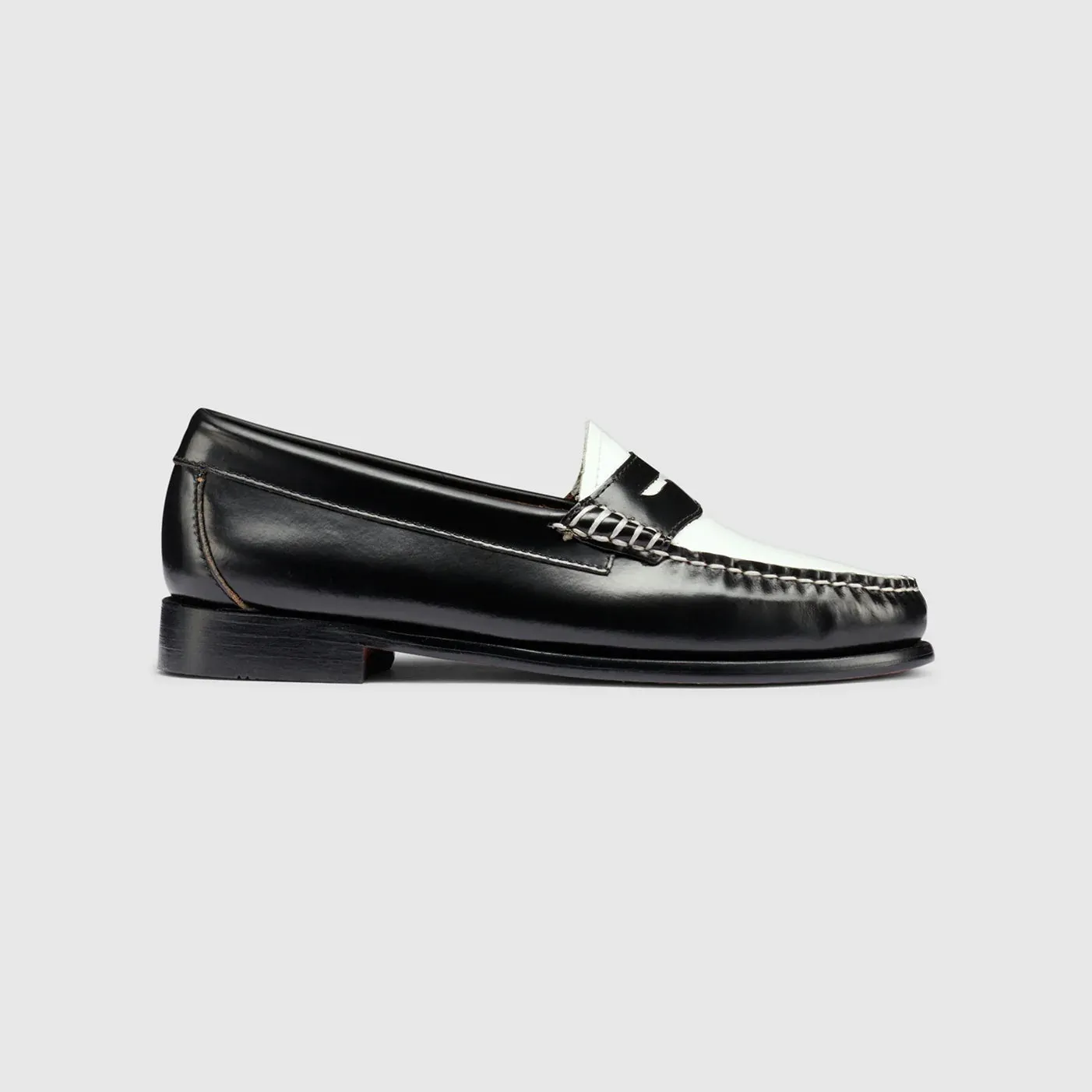 Whitney Weejuns Loafer in Black/White