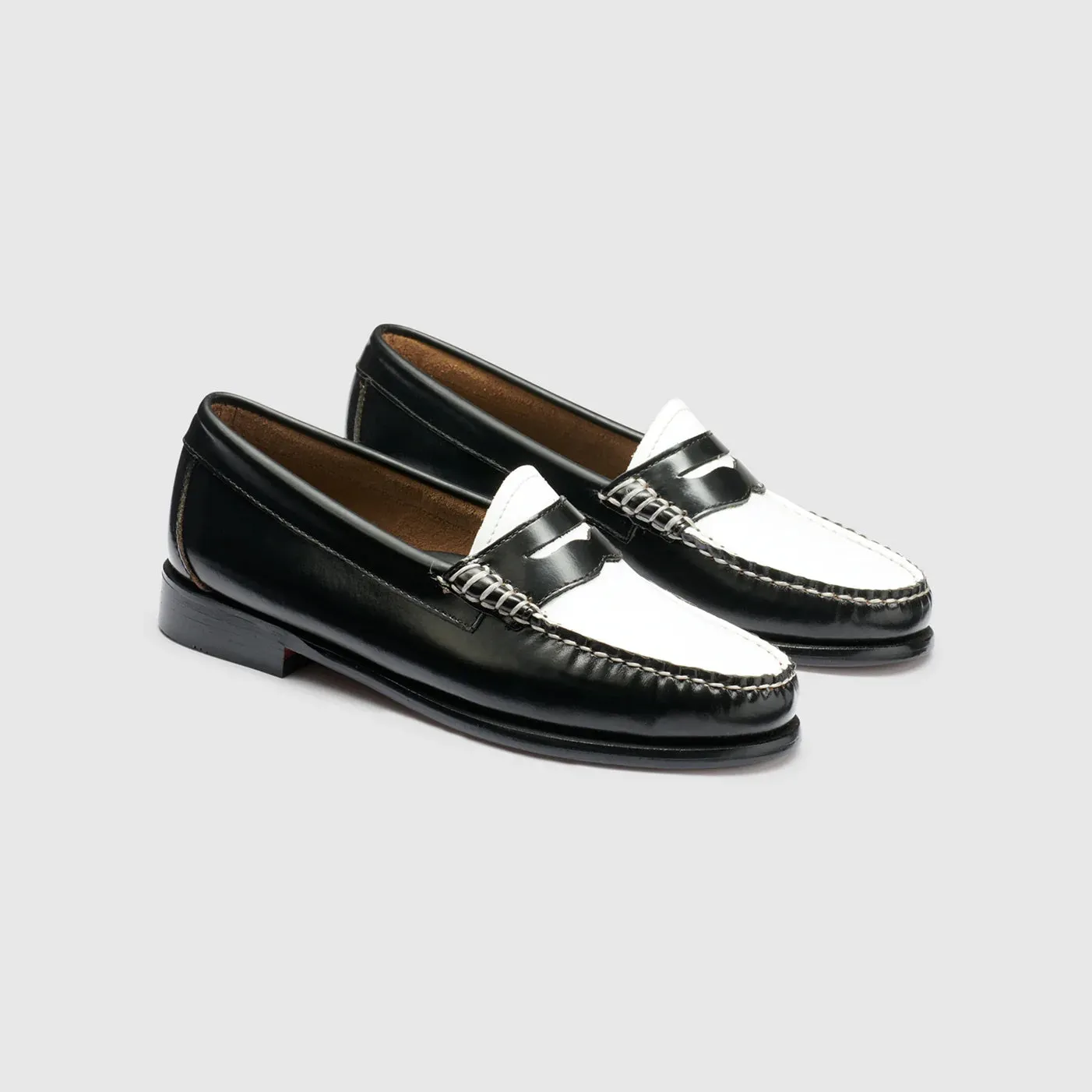 Whitney Weejuns Loafer in Black/White