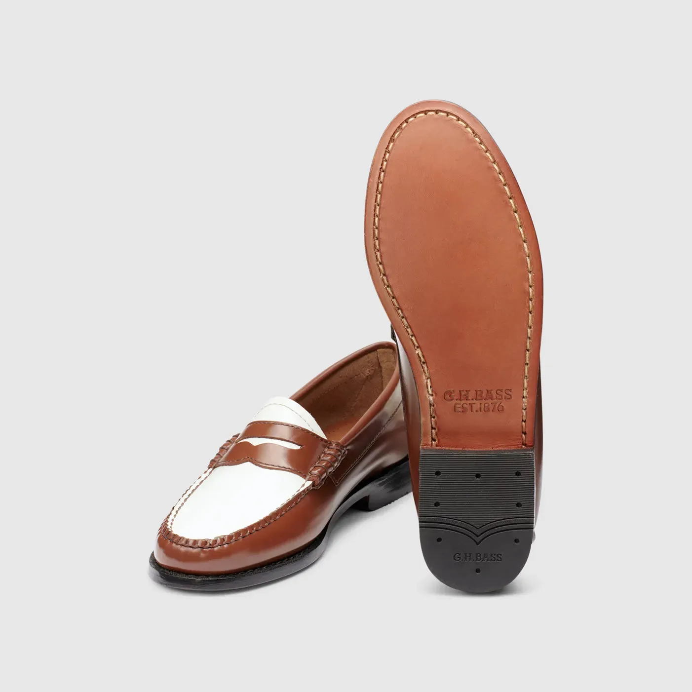Whitney Weejuns Loafer in Whiskey/White