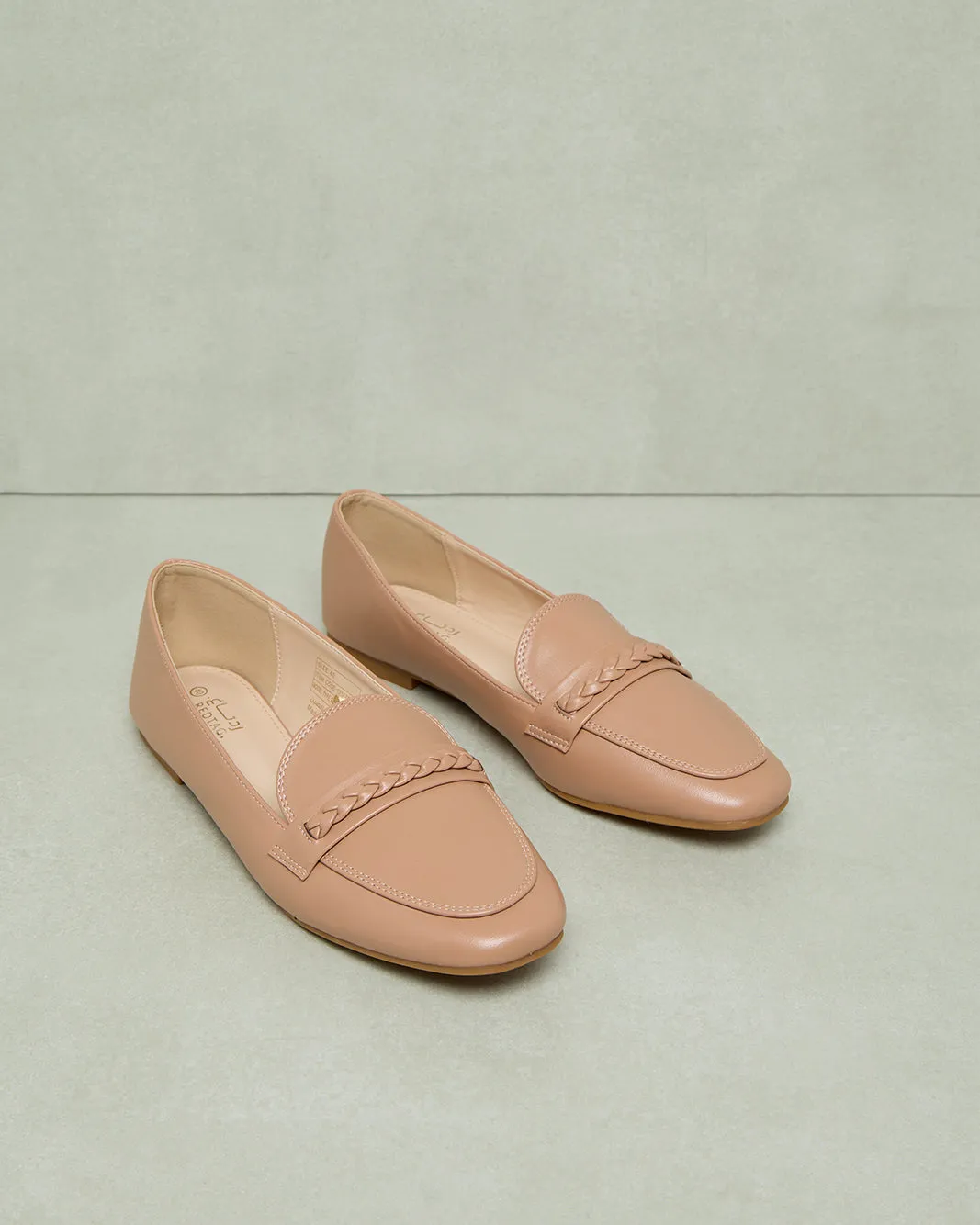 Women Beige Embellished Loafer