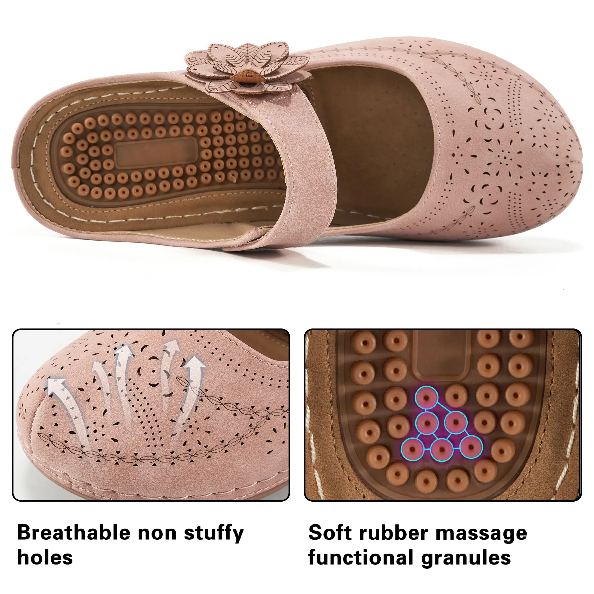 Womens Clogs & Mules Slip on Comfy Summer Sandals