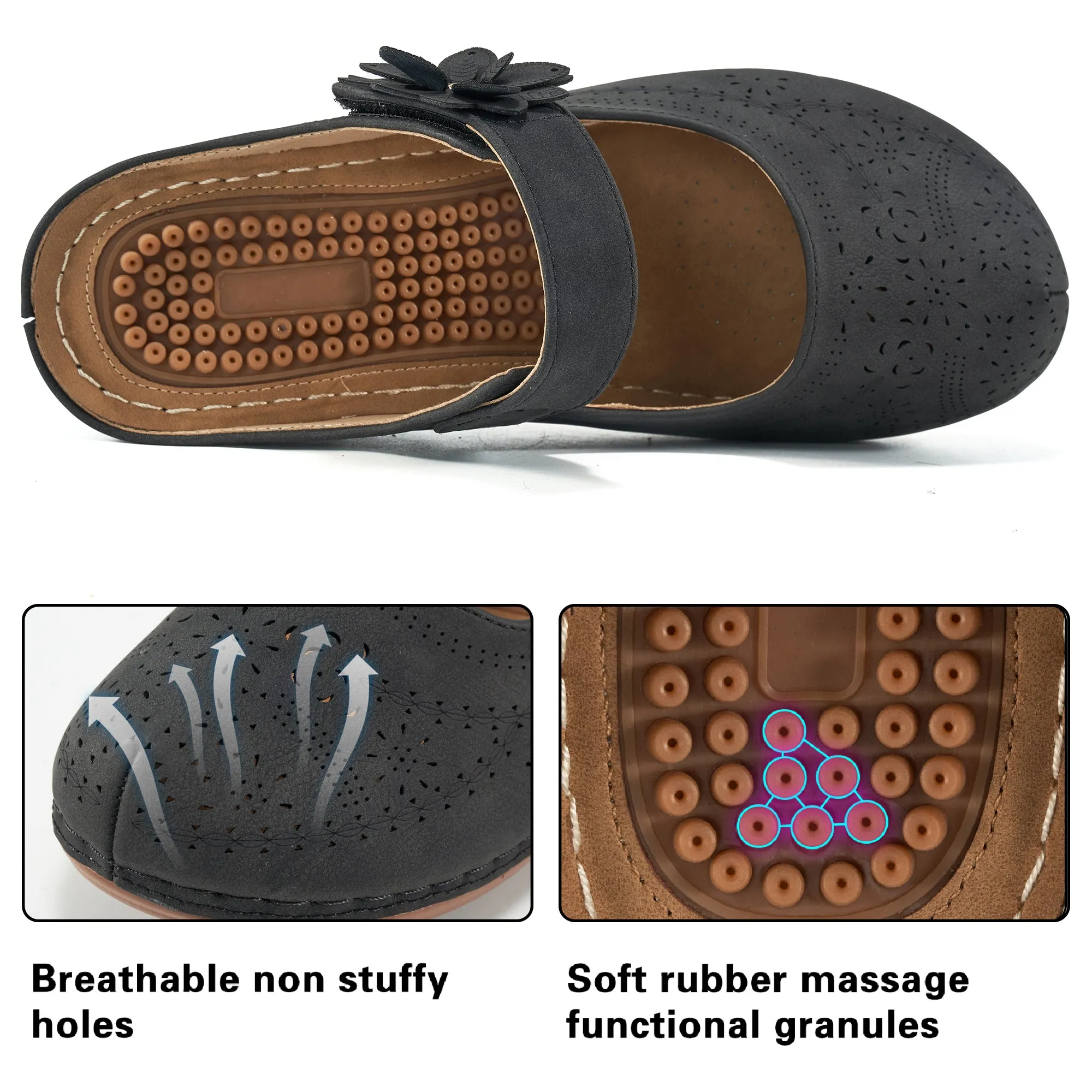 Womens Clogs & Mules Slip on Comfy Summer Sandals