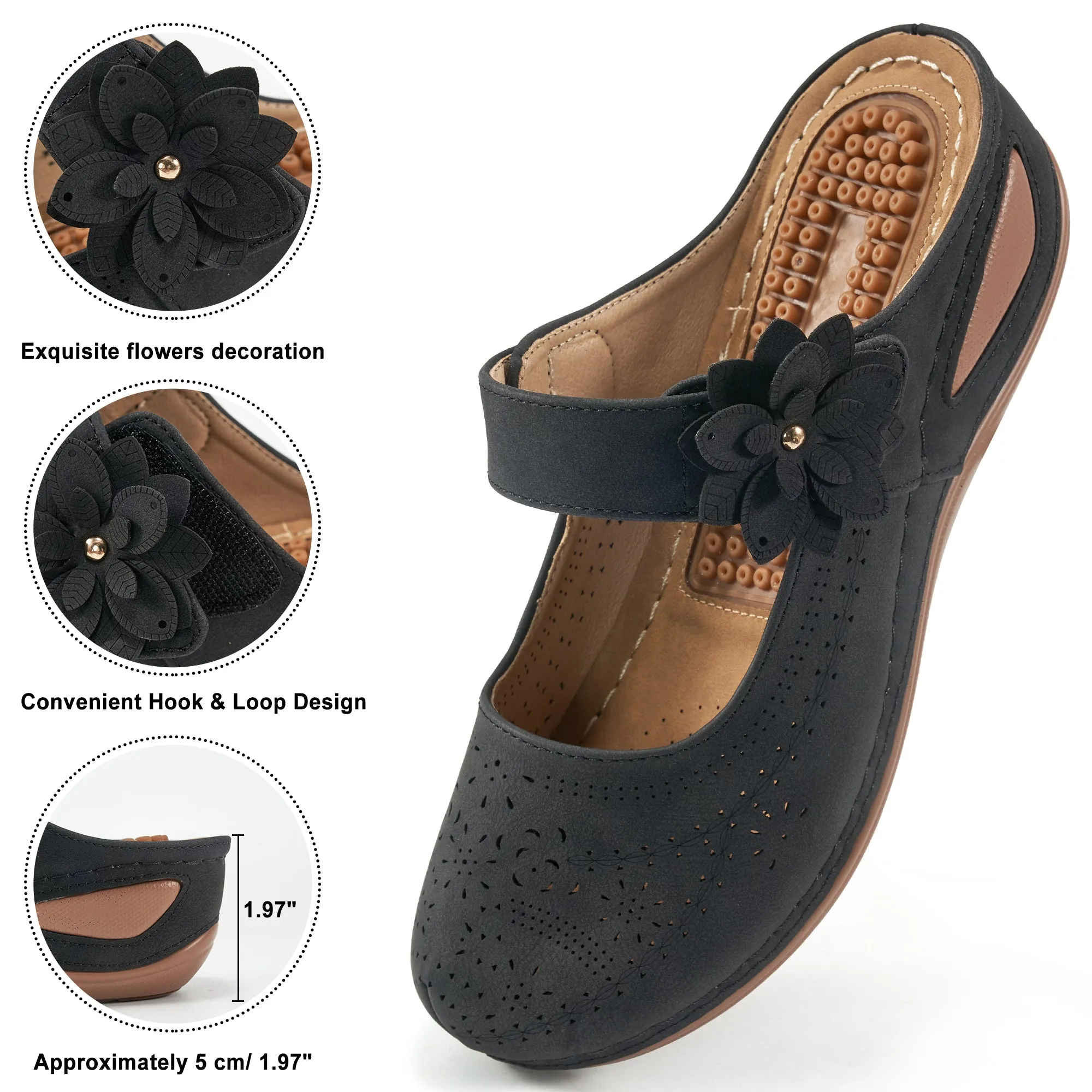 Womens Clogs & Mules Slip on Comfy Summer Sandals