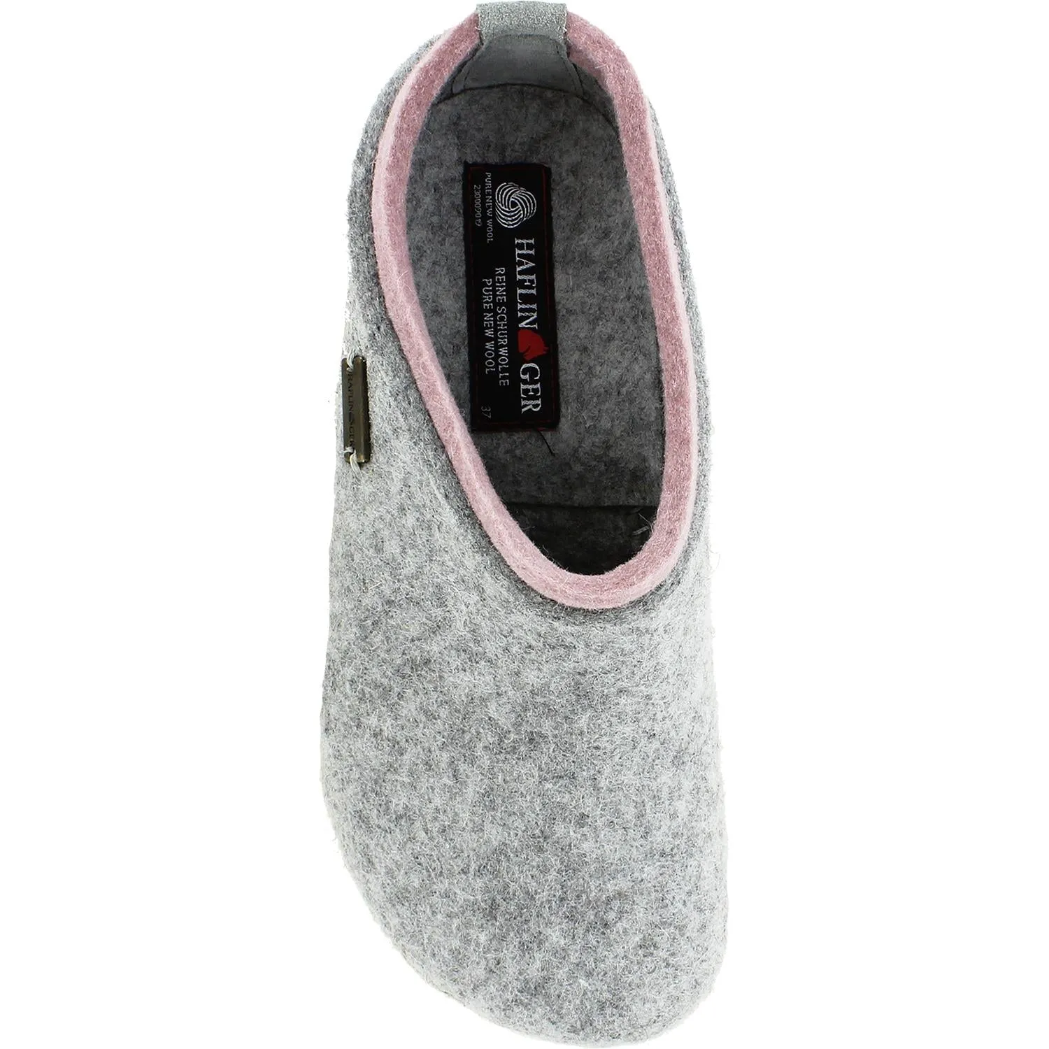 Women's Haflinger Kris Silver Grey Wool