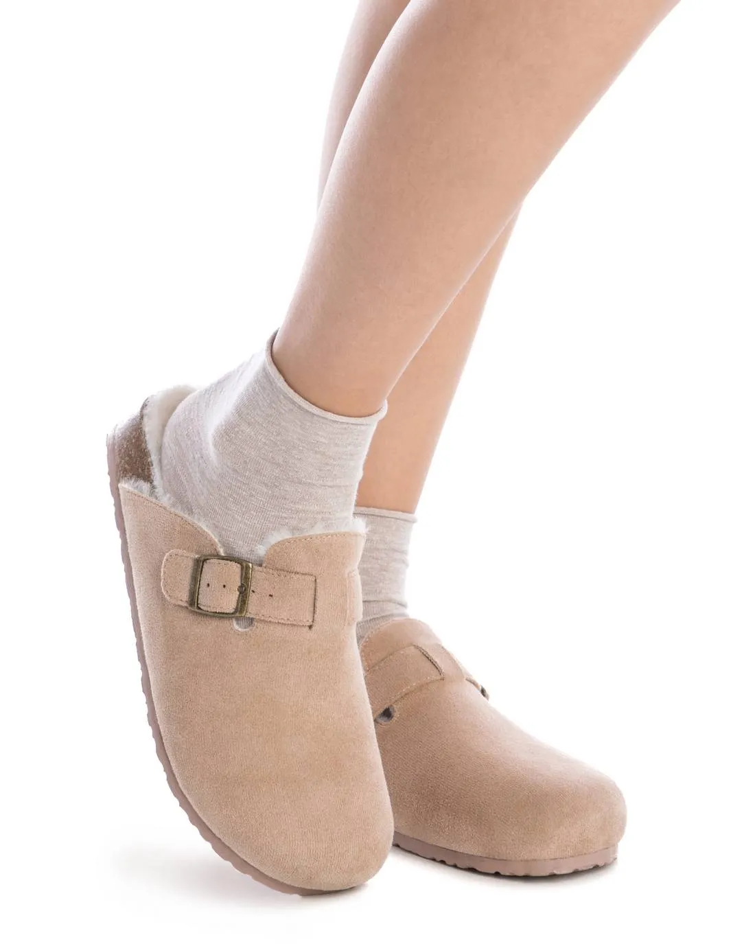 Women's Winter Suede Clogs By XTI 143240