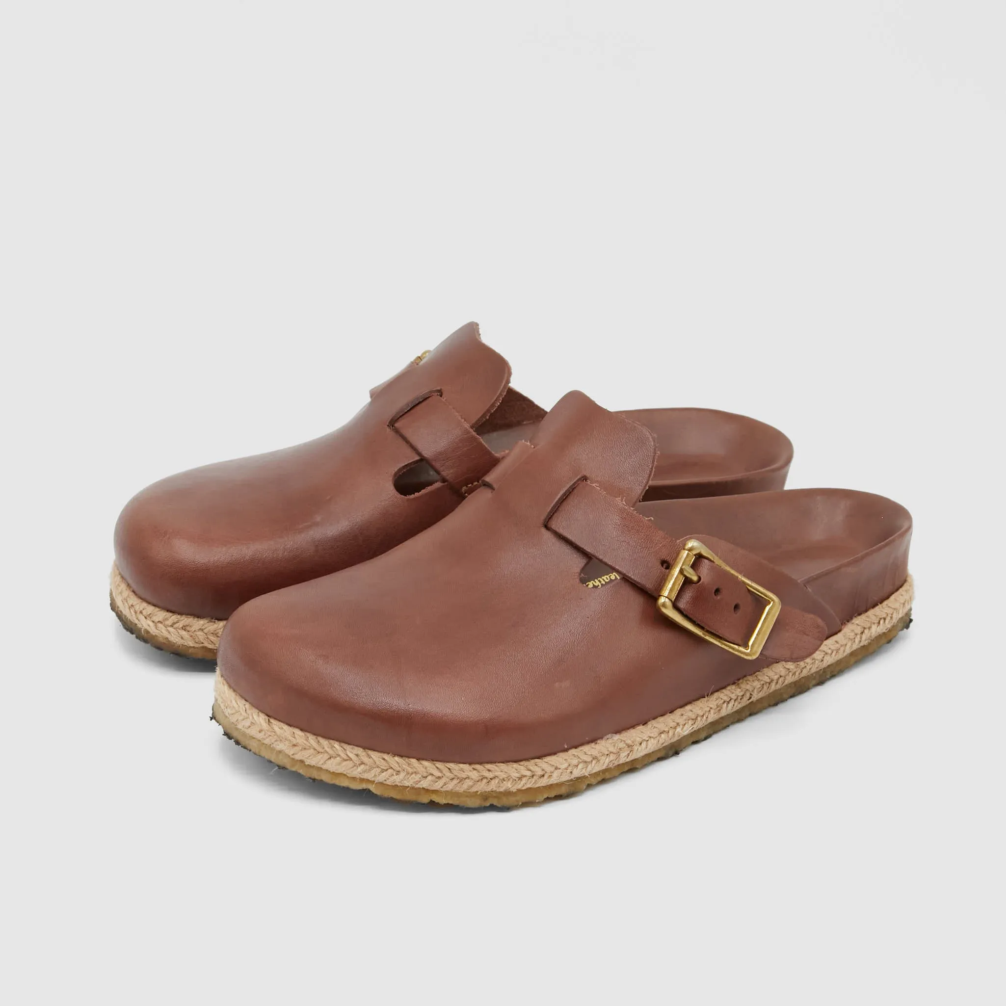 Yuketen Comfort Leather Clogs